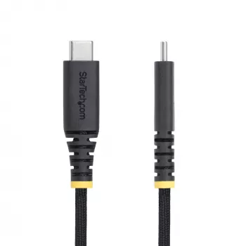 StarTech.com 3ft (1m) USB-C įkrovimo laidas, patvarus ir itin lankstus, 240W (5A) PD EPR, USB 2.0, USB-IF sertifikuotas, tvirtas USB-C laidas