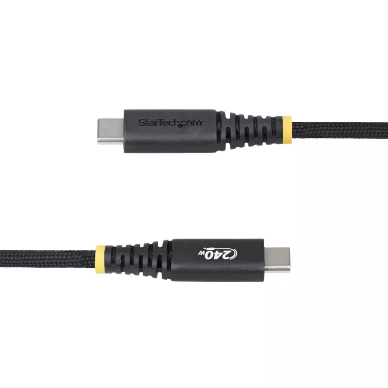StarTech.com USB-C įkrovimo laidas 2m, 240W (5A) PD EPR, USB 2.0, tvirtas ir lankstus