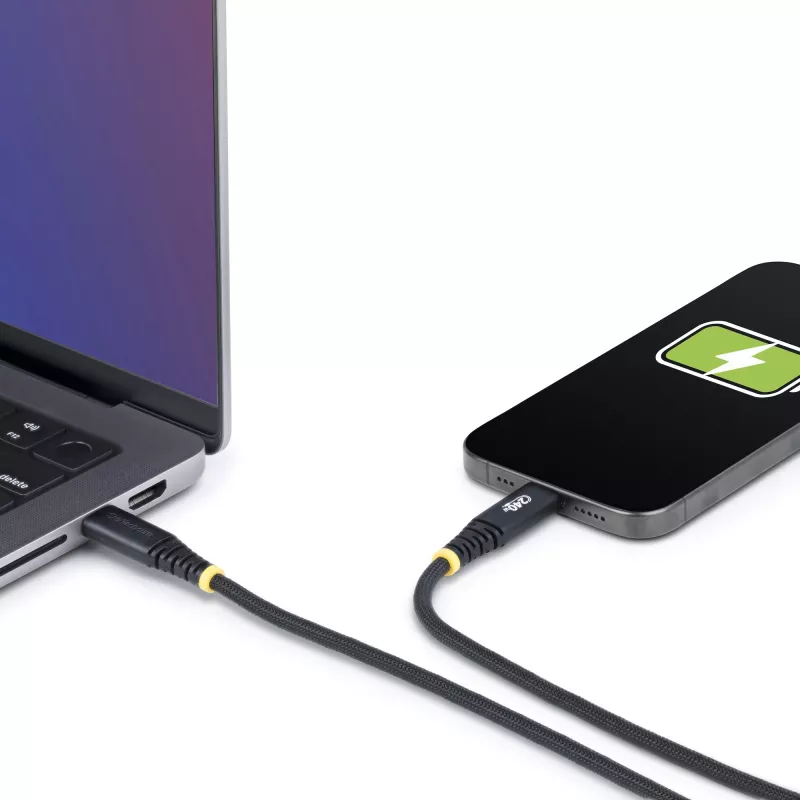 StarTech.com USB-C įkrovimo laidas 2m, 240W (5A) PD EPR, USB 2.0, tvirtas ir lankstus