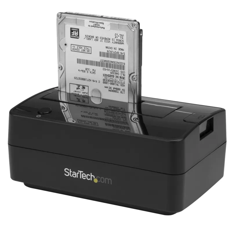StarTech.com vieno lizdo USB 3.1 / eSATA į SATA kietojo disko dokas, USB 3.1 (10 Gbps) išorinis 2,5/3,5 colio SATA III HDD/SSD dokas su viršutiniu įdėjimu