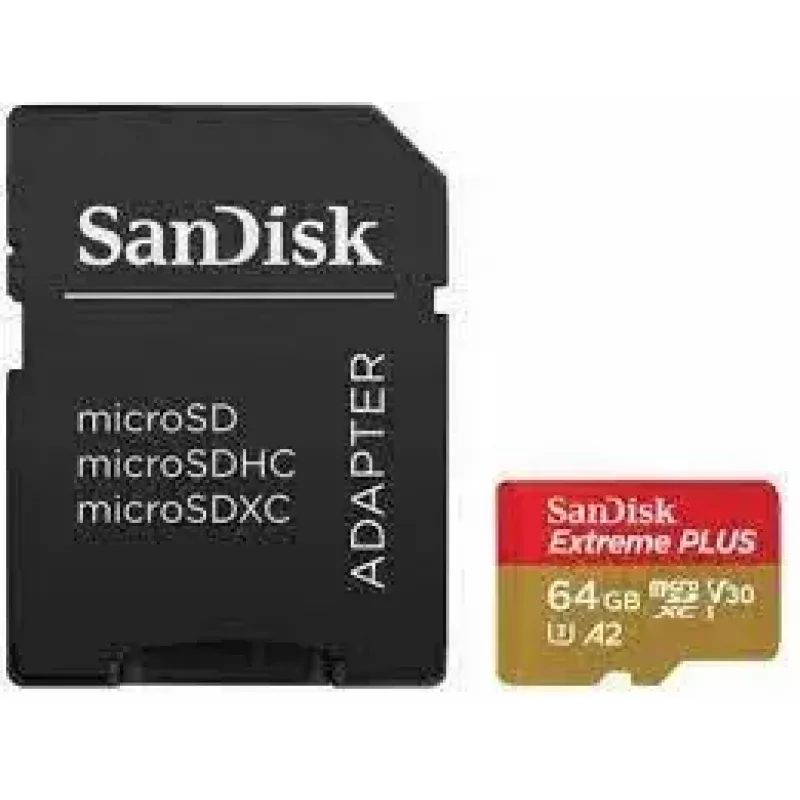 Atminties kortelė MICRO SDXC 64GB UHS-I/W/A SDSQXBU-064G-GN6MA SANDISK