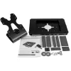 StarTech.com Secure Tablet Stovas – Tvirtinamas prie stalo ar sienos, juodas, 24,6 cm (9,7 colio), 9,7 colio iPad, plienas, 1,3 cm, Raktas