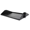 StarTech.com 2U serverio lentyna, centre montuojama vėdinama konsolinė padėkla 19 inch tinklo įrangos stovui, tvirto plieno, 200 kg talpa, 14 inch gylio, juoda