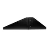StarTech.com 2U serverio lentyna, centre montuojama vėdinama konsolinė padėkla 19 inch tinklo įrangos stovui, tvirto plieno, 200 kg talpa, 14 inch gylio, juoda