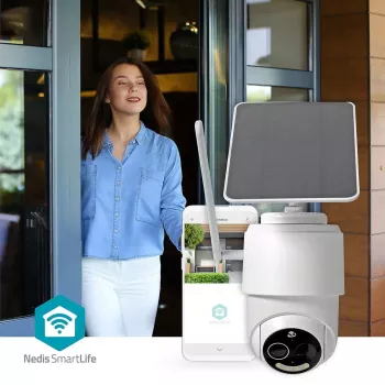 IP stebėjimo kamera Nedis SIMCBO50WT, Full HD, PTZ, 4G LTE, su saulės baterija