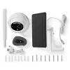 IP stebėjimo kamera Nedis SIMCBO50WT, Full HD, PTZ, 4G LTE, su saulės baterija
