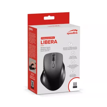 Pelė SPEEDLINK SL-630021-RRBK LIBERA belaidė RF + Bluetooth