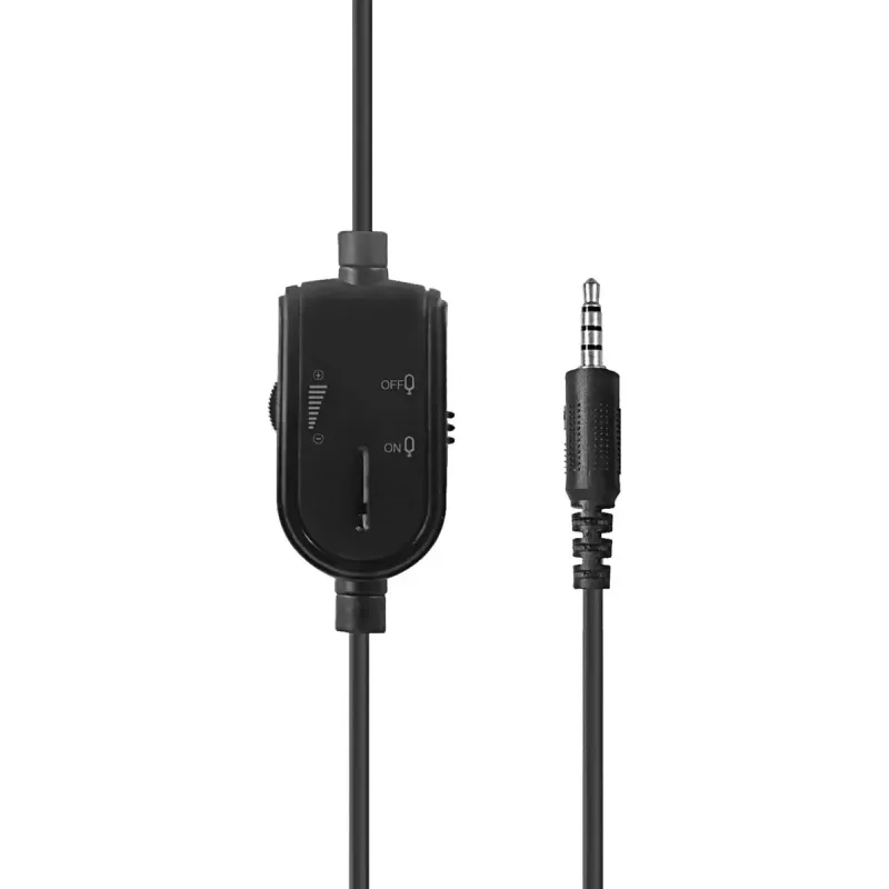 Speedlink METIS stereo biuro ausinės, 3,5 mm kištukas su Y adapteriu, juodos