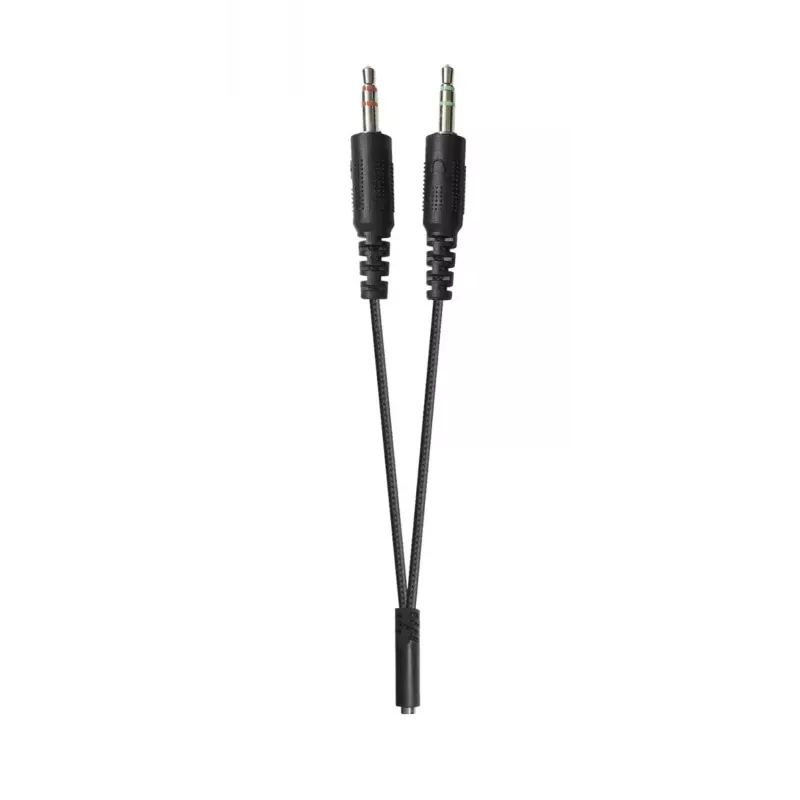 Speedlink METIS stereo biuro ausinės, 3,5 mm kištukas su Y adapteriu, juodos