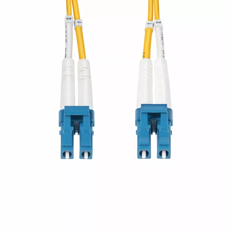 StarTech.com 3m (9,8 pėdos) LC į LC (UPC) OS2 vienmodis dvipusis šviesolaidinis kabelis, 9/125 µm, 100G, atsparus lenkimui, maži įterpimo nuostoliai – LSZH šviesolaidinis trumpiklis