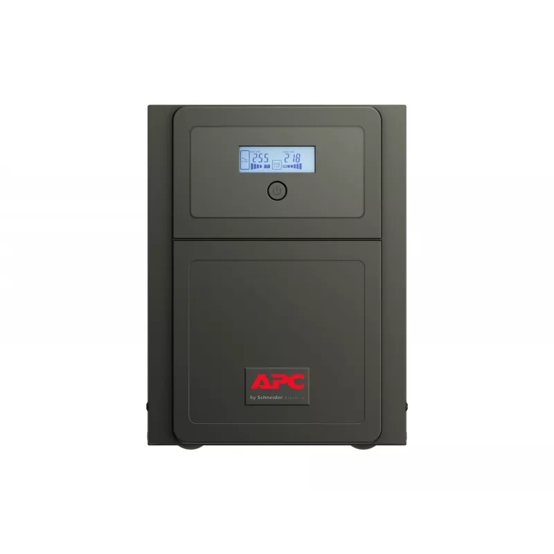 APC Easy UPS 1 Ph Line Interactive 2000VA, bokštas, 230 V, 6x IEC C13, AVR, sausas kontaktas, LCD, be tinklo kortelės palaikymo