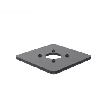 Ergonomic Solutions SpacePole POS 150x150mm pagrindo plokštė 5mm, juoda, metalinė