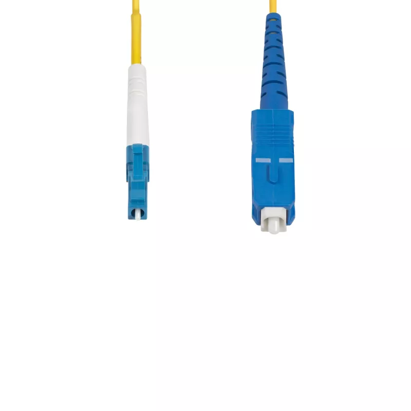 StarTech.com 1m (3,3 pėdos) LC į SC (UPC) OS2 vienmodis simplex šviesolaidinis kabelis, 9/125µm, 40G/100G, atsparus lenkimui, maži įterpimo nuostoliai - LSZH šviesolaidinis trumpiklis