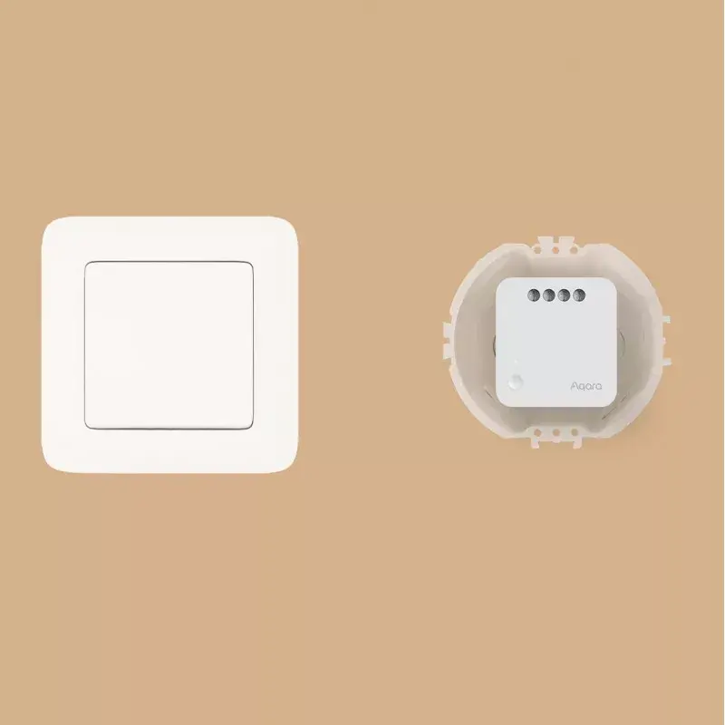 AQARA Smart Home vieno jungiklio modulis T1, su nuliniu laidu (SSM-U01)