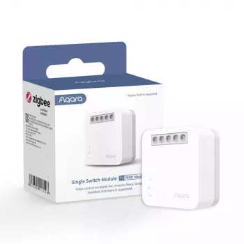 AQARA Smart Home vieno jungiklio modulis T1, su nuliniu laidu (SSM-U01)