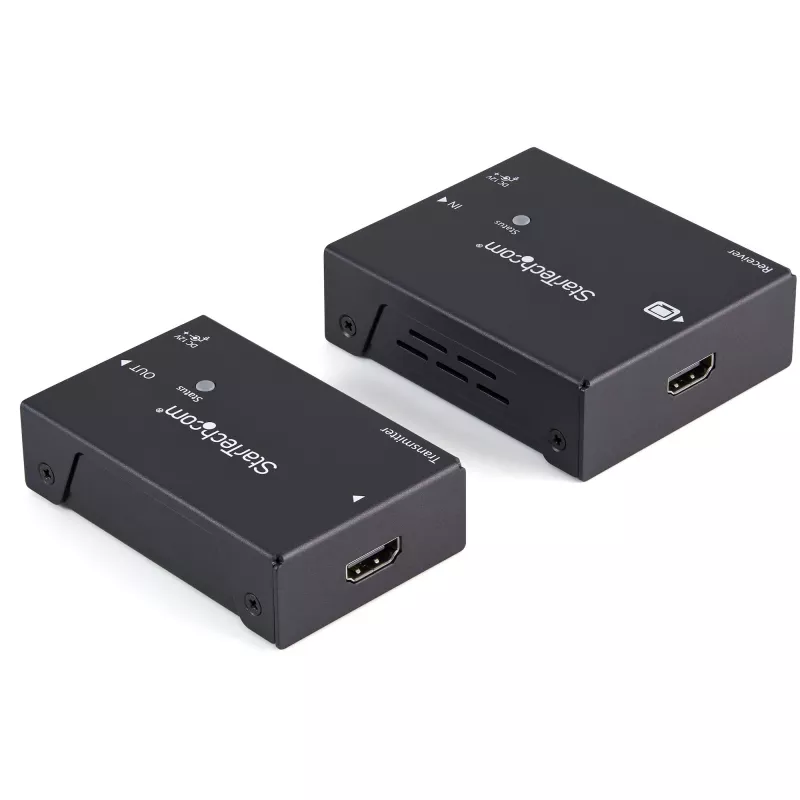 HDMI per CAT5e HDBaseT prailgintuvas - 4K - TAA, 4096 x 2160 pikselių, AV siųstuvas ir imtuvas, 100 m, juodas
