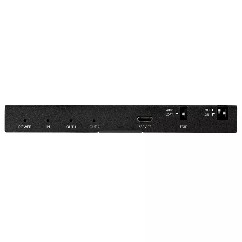 StarTech.com 2 prievadų HDMI skirstytuvas (1x2) - 4K 60Hz UHD HDMI 2.0 garso ir vaizdo skirstytuvas su keitikliu ir garso išgavimu (3.5mm/SPDIF) - Dvigubas HDMI skirstytuvas (1 įėjimas, 2 išėjimai) - EDID kopijavimas - TV/projektoriui