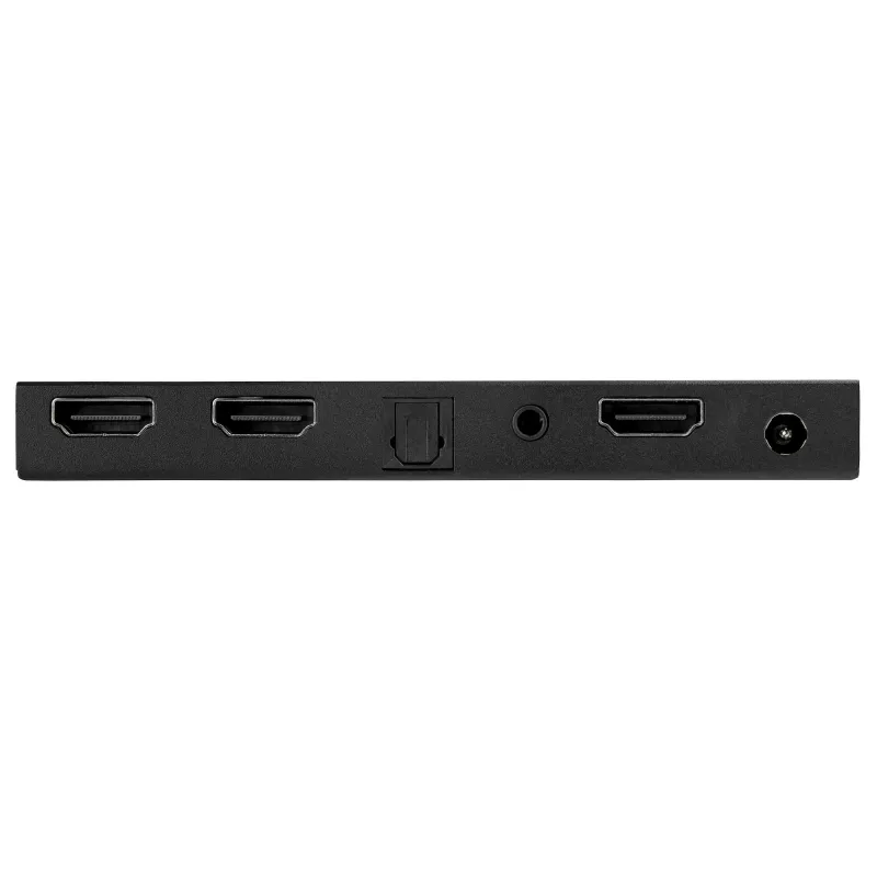 StarTech.com 2 prievadų HDMI skirstytuvas (1x2) - 4K 60Hz UHD HDMI 2.0 garso ir vaizdo skirstytuvas su keitikliu ir garso išgavimu (3.5mm/SPDIF) - Dvigubas HDMI skirstytuvas (1 įėjimas, 2 išėjimai) - EDID kopijavimas - TV/projektoriui