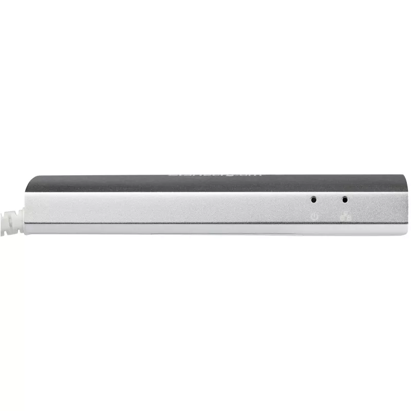 StarTech.com 3 prievadų nešiojamas USB 3.0 šakotuvas su Gigabit Ethernet – įmontuotu kabeliu