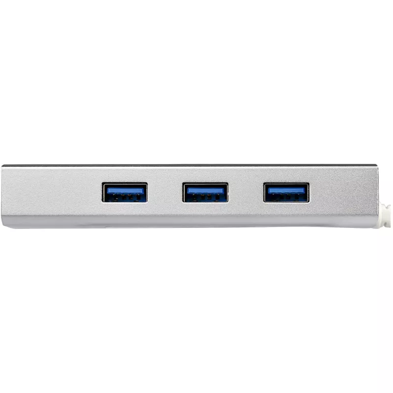 StarTech.com 3 prievadų nešiojamas USB 3.0 šakotuvas su Gigabit Ethernet – įmontuotu kabeliu