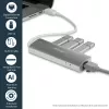 StarTech.com 3 prievadų nešiojamas USB 3.0 šakotuvas su Gigabit Ethernet – įmontuotu kabeliu