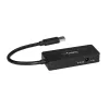StarTech.com 4 prievadų USB 3.0 šakotuvas (SuperSpeed 5Gbps) su greituoju įkrovimu – nešiojamas USB 3.2 Gen1 Type-A nešiojamojo / stalinio kompiuterio šakotuvas – USB magistralės maitinimas arba išorinis maitinimas dideliam našumui – mini / kompaktiškas