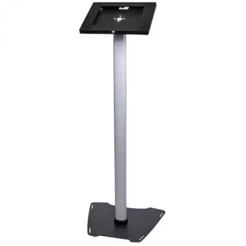 StarTech.com Apsauginis stovas planšetei ant grindų - apsauga nuo vagystės, juodas, sidabrinis, planšetė, multimedijos stovas, aliuminis, plastikas, plienas, 1.5 kg, 24.6 cm (9.7 colio)