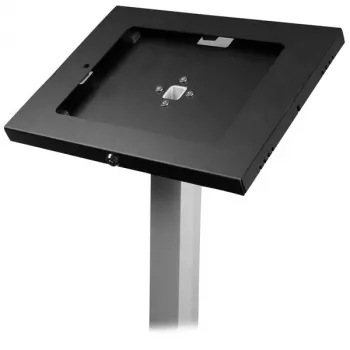 StarTech.com Apsauginis stovas planšetei ant grindų - apsauga nuo vagystės, juodas, sidabrinis, planšetė, multimedijos stovas, aliuminis, plastikas, plienas, 1.5 kg, 24.6 cm (9.7 colio)