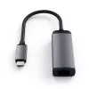 Sąsajų adapteris Satechi ST-TCENM pilka spalva, USB-C į Gigabit Ethernet, 23,1×62,9×13,9 mm