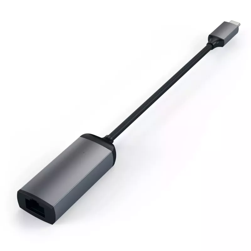 Sąsajų adapteris Satechi ST-TCENM pilka spalva, USB-C į Gigabit Ethernet, 23,1×62,9×13,9 mm