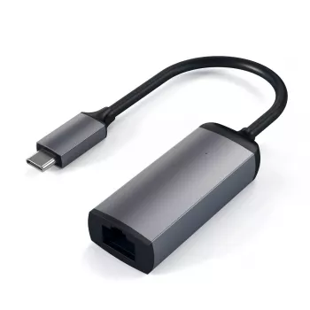 Sąsajų adapteris Satechi ST-TCENM pilka spalva, USB-C į Gigabit Ethernet, 23,1×62,9×13,9 mm