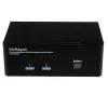 StarTech.com 2 prievadų dvigubo DisplayPort USB KVM jungiklis su garsu ir USB 2.0 šakotuvu