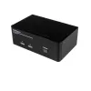 StarTech.com 2 prievadų dvigubo DisplayPort USB KVM jungiklis su garsu ir USB 2.0 šakotuvu