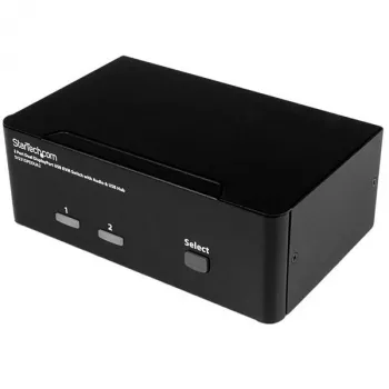 StarTech.com 2 prievadų DisplayPort dviejų monitorių KVM jungiklis - 4K 60Hz