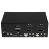 StarTech.com 2 prievadų DisplayPort dviejų monitorių KVM jungiklis - 4K 60Hz