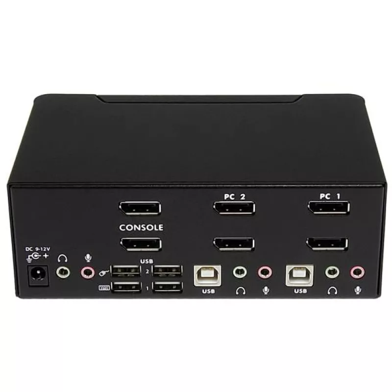StarTech.com 2 prievadų DisplayPort dviejų monitorių KVM jungiklis - 4K 60Hz