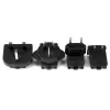 StarTech.com SVA9M2NEUA universalus pakaitinis nuolatinės srovės maitinimo adapteris, 9 V 2 A, 100–240 V AC, M tipo cilindrinė jungtis, NA/EU/UK/AU kištukai