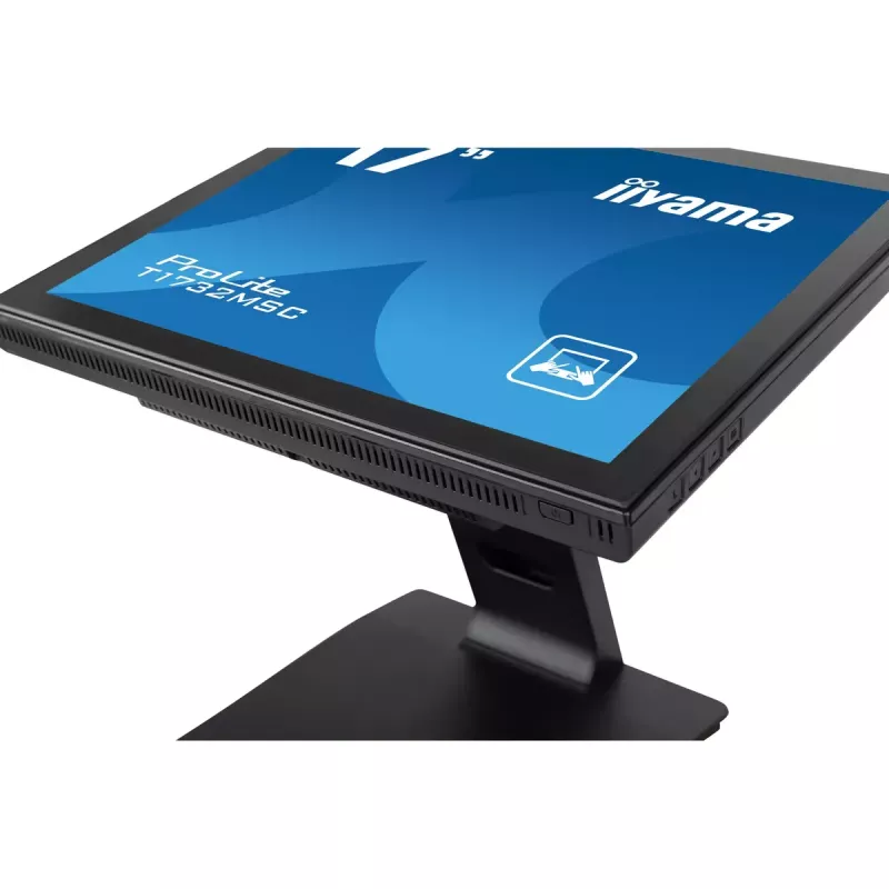 Monitorius iiyama ProLite T1732MSC-B1SAG 43,2 cm (17 colių) 1280 x 1024 pikseliai Full HD LED liečiamasis stalinis juodas