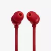 Ausinės JBL Tune 310C laidinės į ausį skambučiams/muzikai USB Type-C raudonos