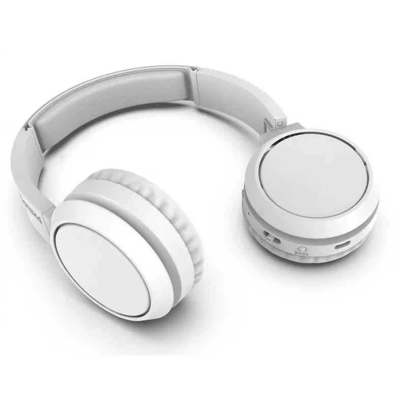 Philips 4000 serijos TAH4205WT/00 belaidės ausinės ant ausų, USB-C, Bluetooth, balta
