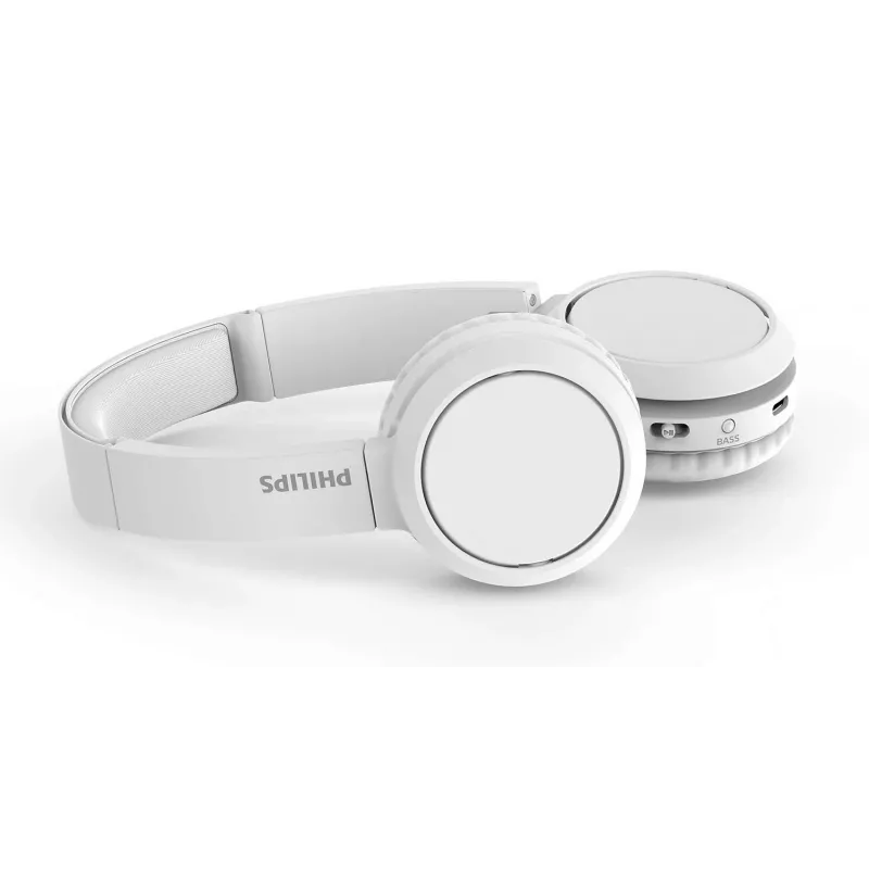 Philips 4000 serijos TAH4205WT/00 belaidės ausinės ant ausų, USB-C, Bluetooth, balta