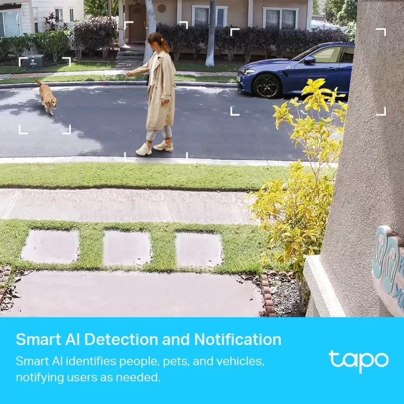 TP-Link Tapo C420S1 belaidė apsaugos kamera 2K QHD, IP65, baterija
