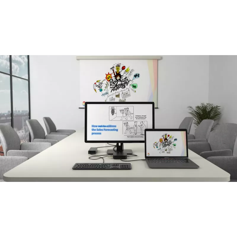 i-tec Thunderbolt 3 kelioninis dokas Dual 4K ekranas + Power Delivery 60W