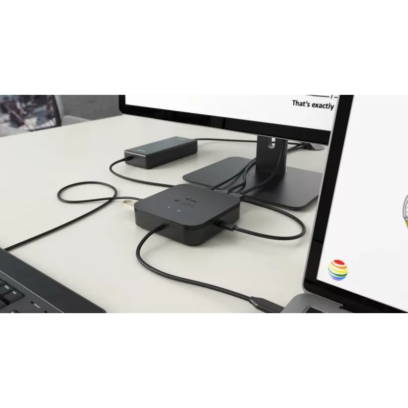 i-tec Thunderbolt 3 kelioninis dokas Dual 4K ekranas + Power Delivery 60W