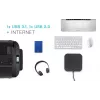 i-tec Thunderbolt 3 kelioninis dokas Dual 4K ekranas + Power Delivery 60W
