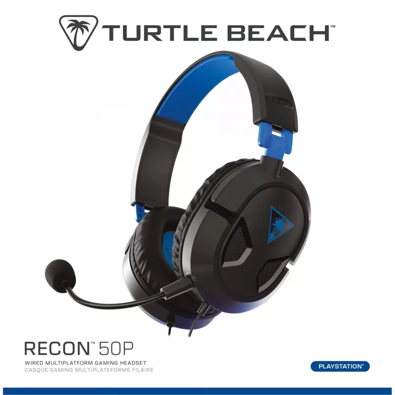 Turtle Beach Recon 50P laidinis žaidimų ausinių komplektas PS5, PS4, Xbox Series X|S, Xbox One ir PC
