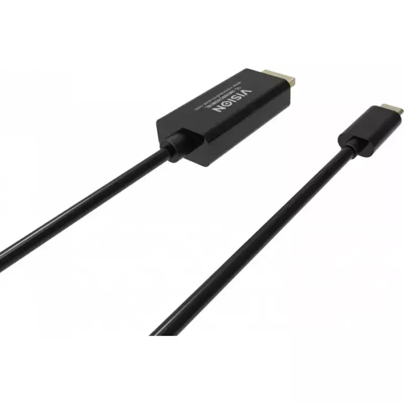VISION TC 2MUSBCDP8K/BL DisplayPort kabelis USB Type-C 2 m juodas