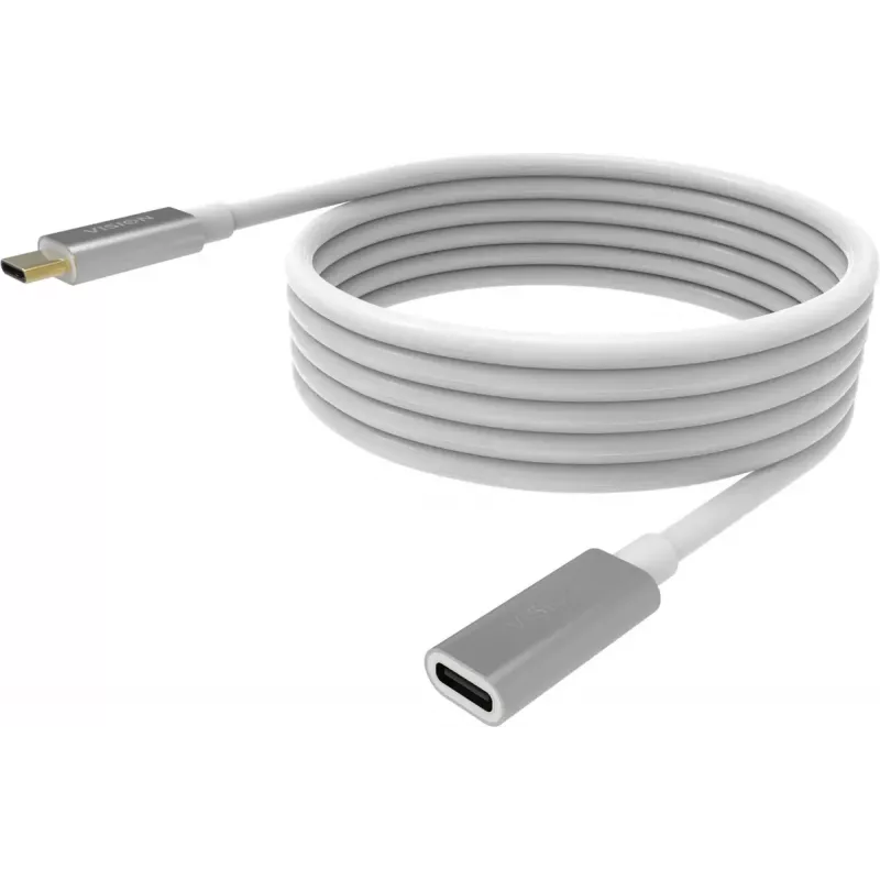 USB-C laidas Vision TC 2MUSBCEXT 2 m, USB 3.2 Gen 2, baltas