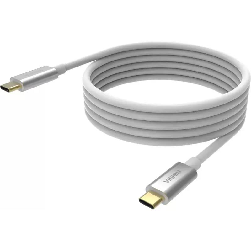 USB laidas Vision TC 4MUSBC 4 m USB 3.2 Gen 2 baltas