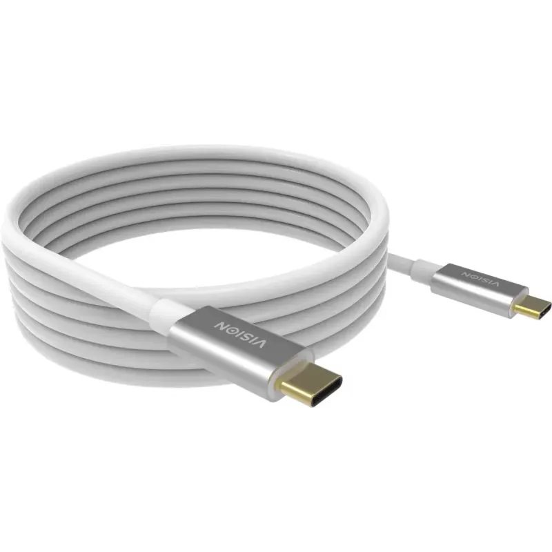 USB laidas Vision TC 4MUSBC 4 m USB 3.2 Gen 2 baltas